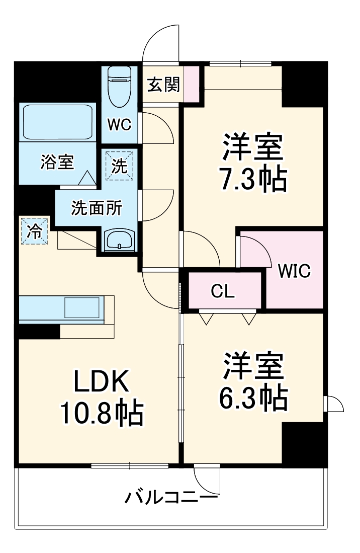 シェルト新都心の間取り