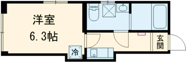 高砂の完工年月(2022年5月)築の賃貸アパートの間取り