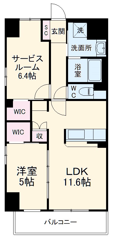 ユーフォリアの間取り