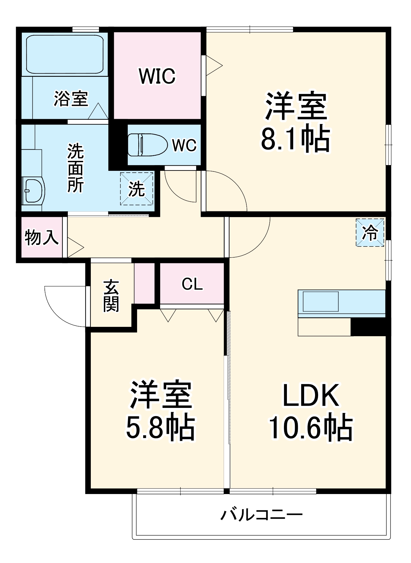 ミルキーウェイの間取り