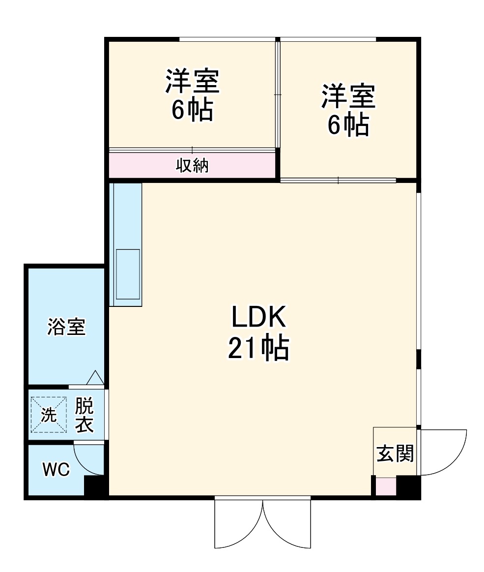 ネログリージョの間取り