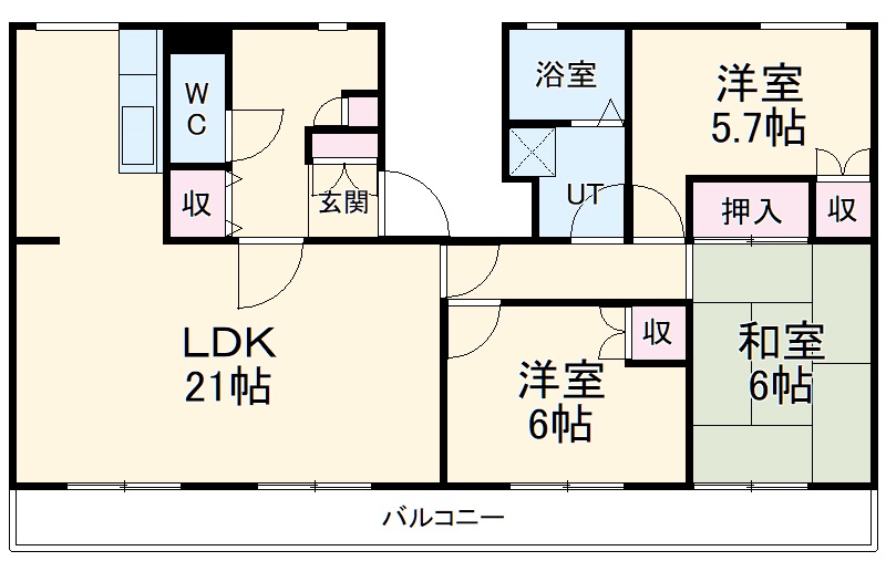 ファティリティ稲沢 4号棟の間取り