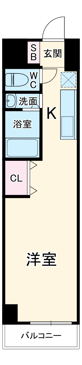 グランリーフ本通の間取り