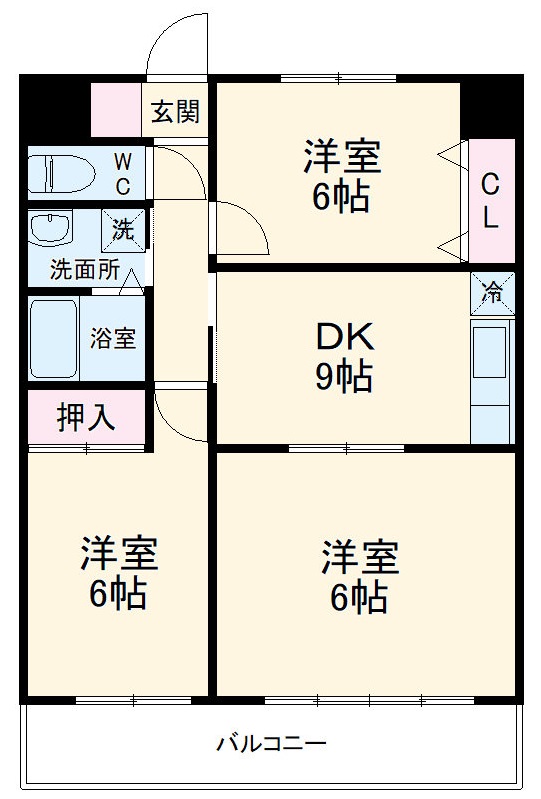 リステージ湘南川名の間取り