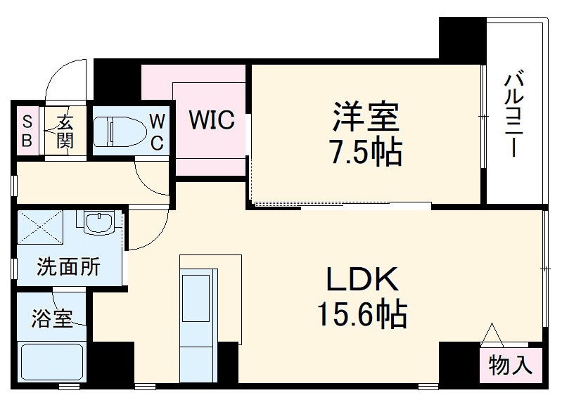 アルベルゴ三松館の間取り