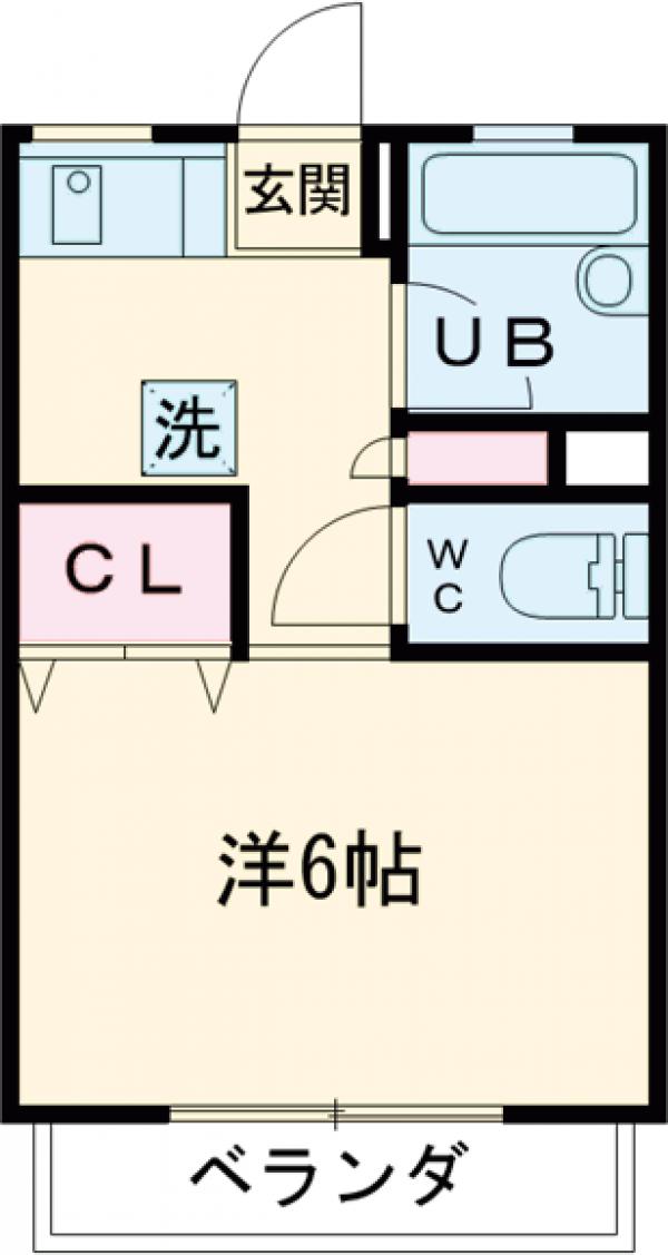 はるちかハイツの間取り
