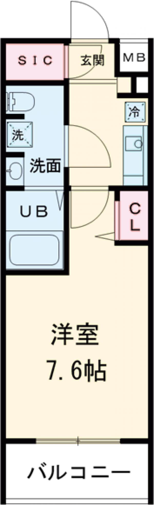 GENOVIA京成立石Ⅳskygardenの間取り