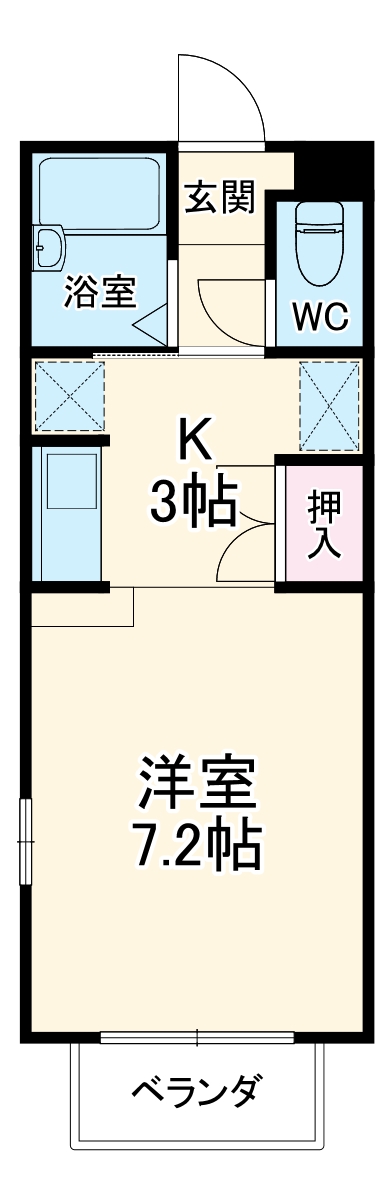 コーポラピットの間取り