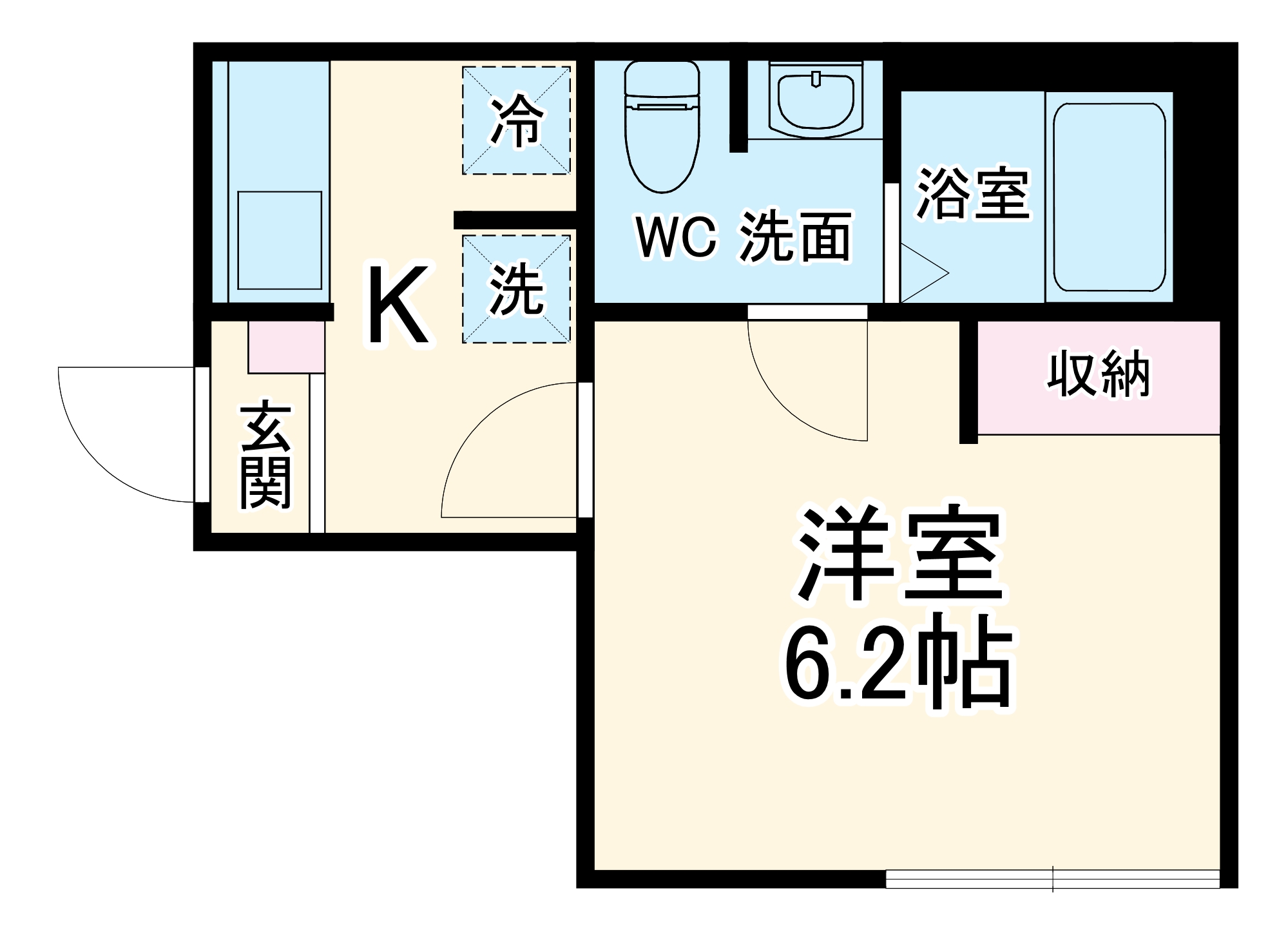アイクル西川口の間取り
