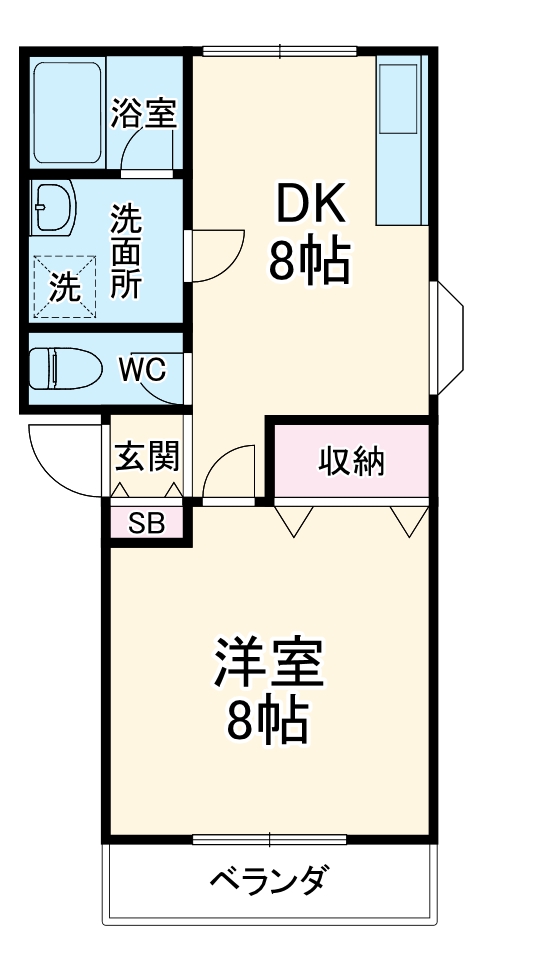 ベルフルールの間取り