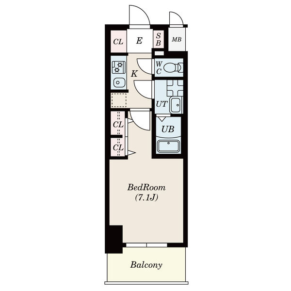 S-RESIDENCE星ヶ丘の間取り
