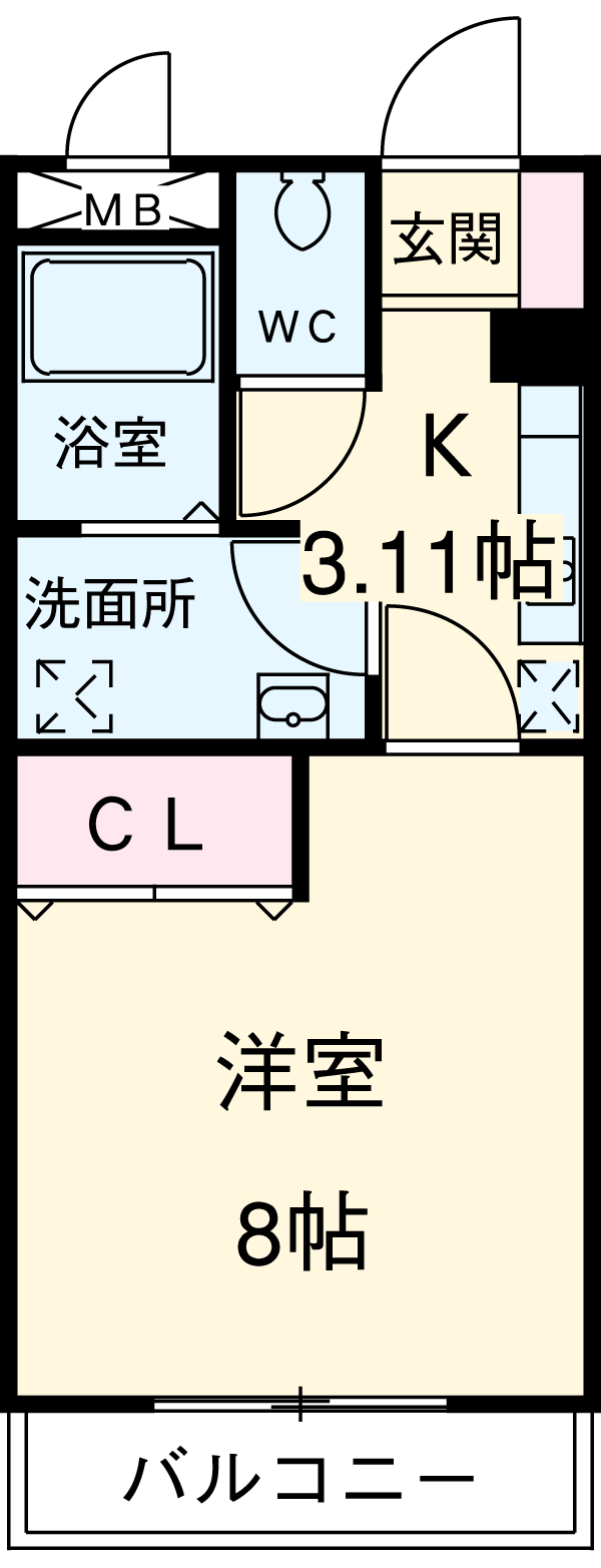 グリーンヒルの間取り