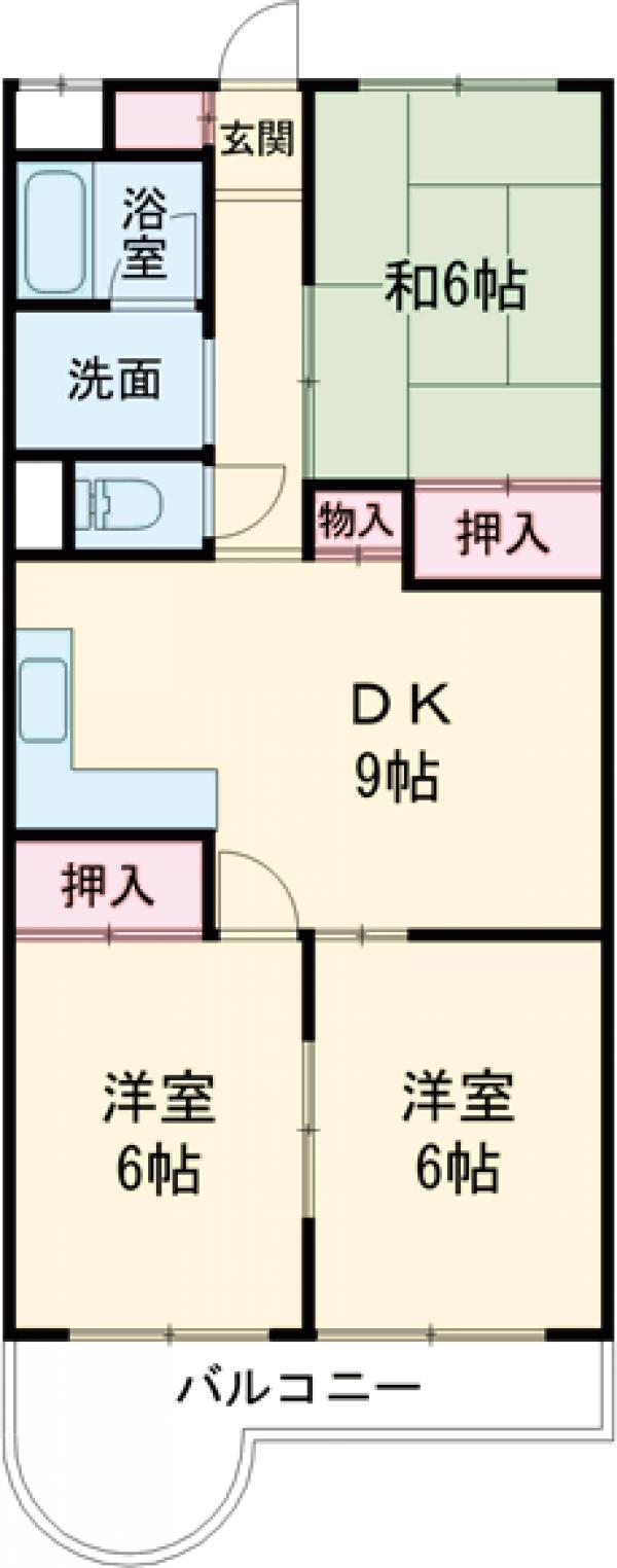 エントピア田代の間取り
