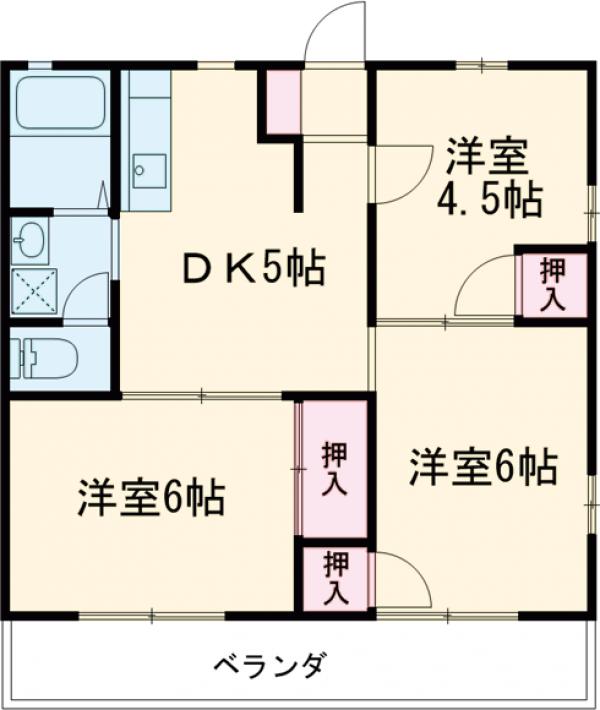 クレベールの間取り
