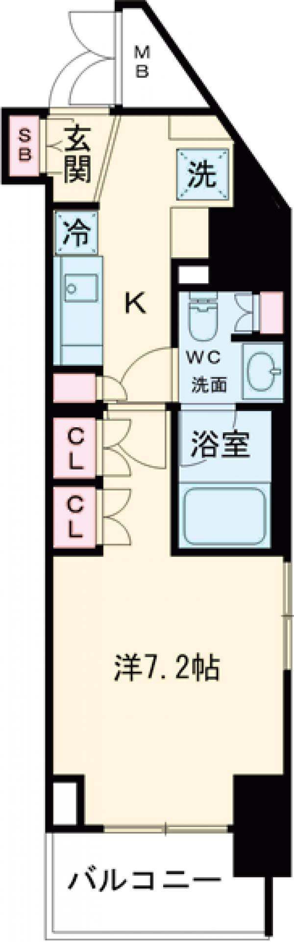 パークキューブ西新宿の間取り