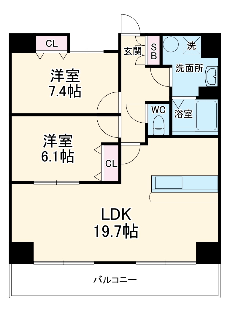 Sarpis千種の間取り