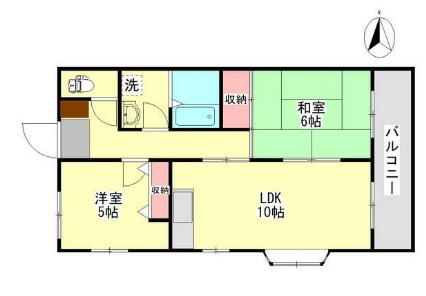 サンライズ西川の間取り