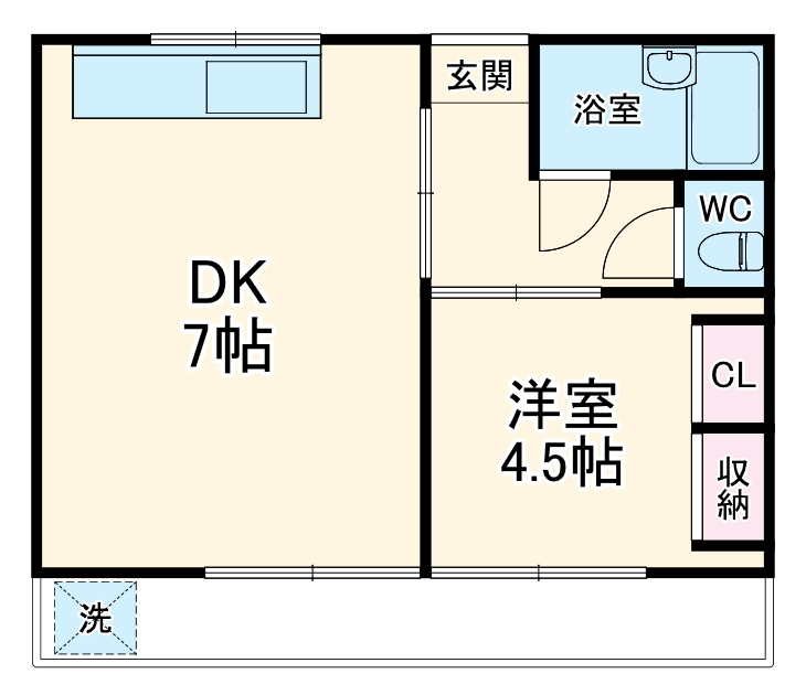 交邦ビルの間取り