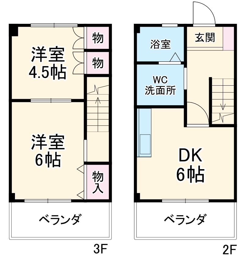 Rハウス仏生寺の間取り