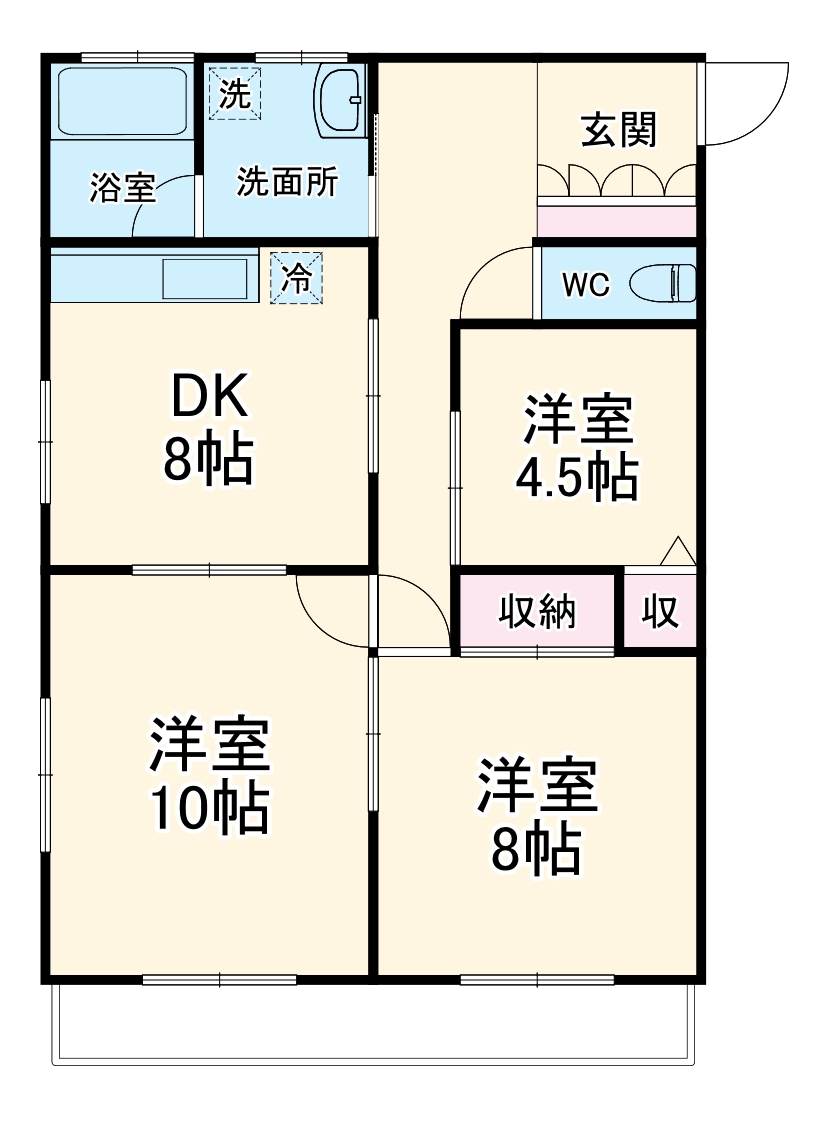 メゾンドソレイユの間取り
