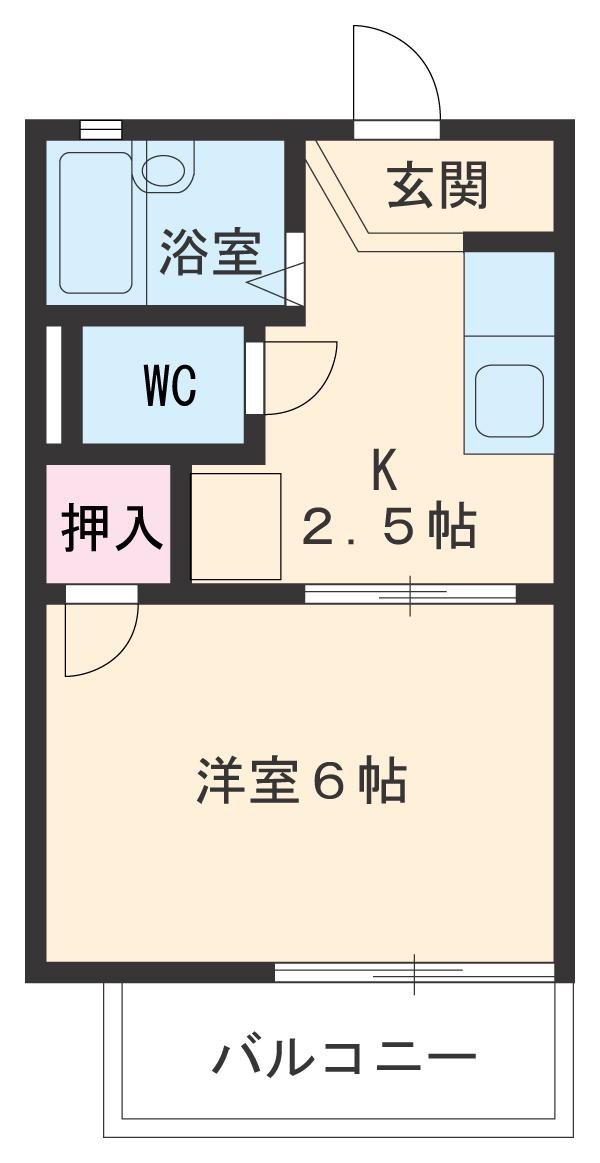フレグランス東栄の間取り