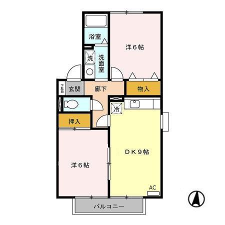 アヴァンセ Aの間取り