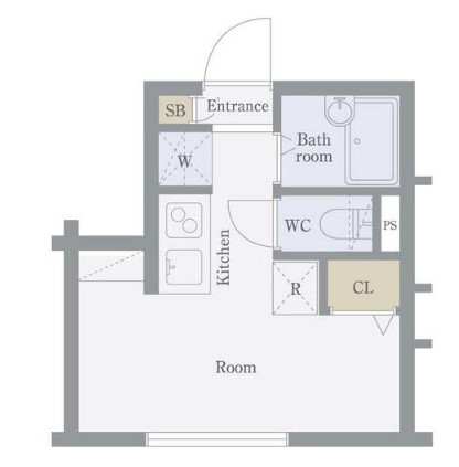 OJ HILLS FIRSTの間取り