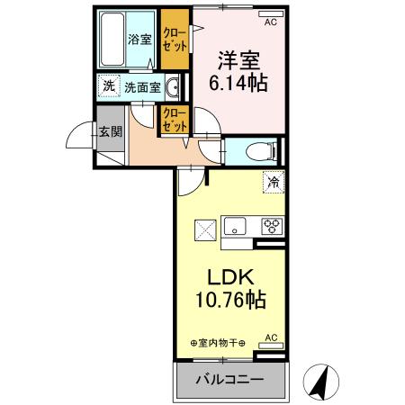 ファーストステージ江木の間取り