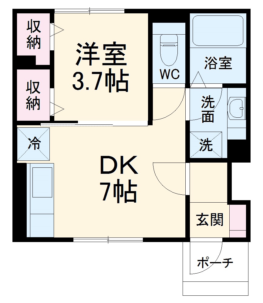 ポワソントワの間取り