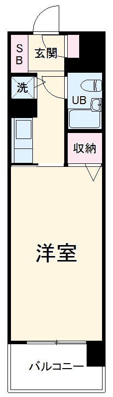 日神パレステージ伊勢佐木南の間取り