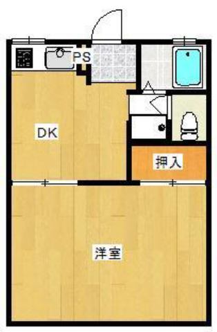 メイゾン大東 Aの間取り