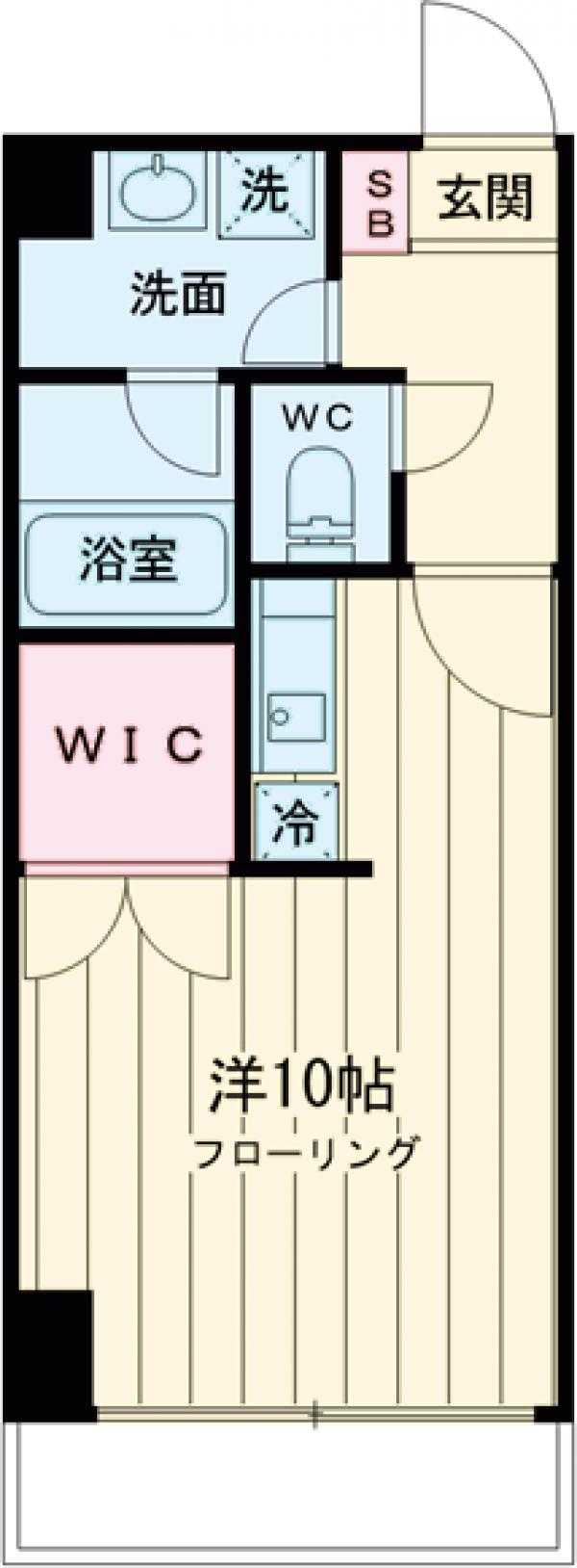 オーロラ三田の間取り