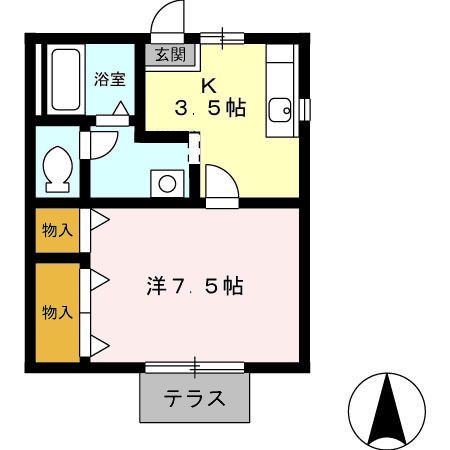 プロヴァンスの間取り