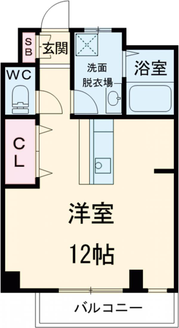 学園ハイムの間取り