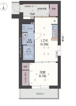 バーゼリアの間取り