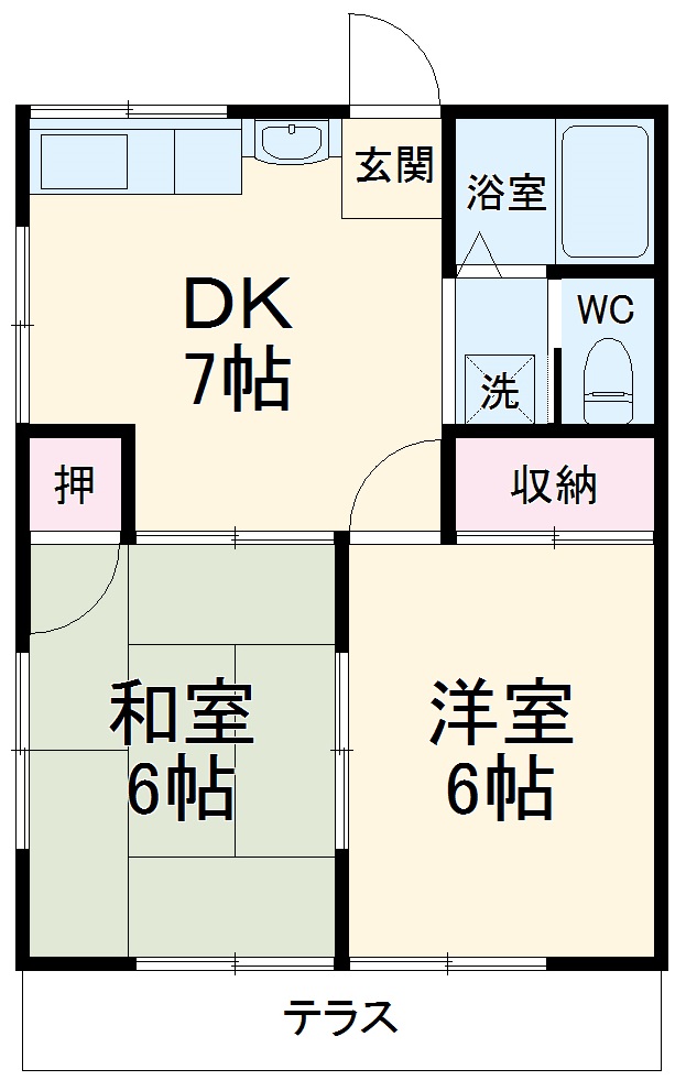 瀬戸ハイツの間取り