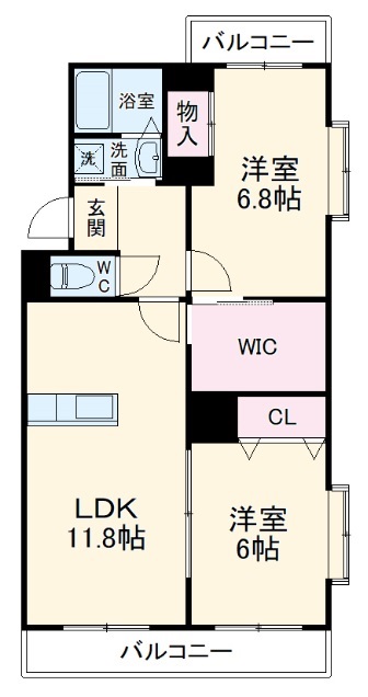 マナー領家の間取り