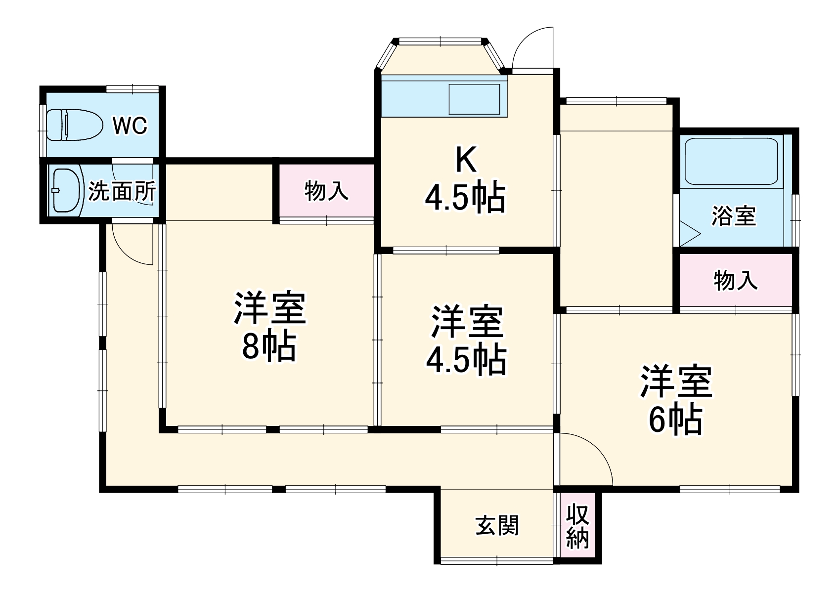 MIRAI HOUSEの間取り