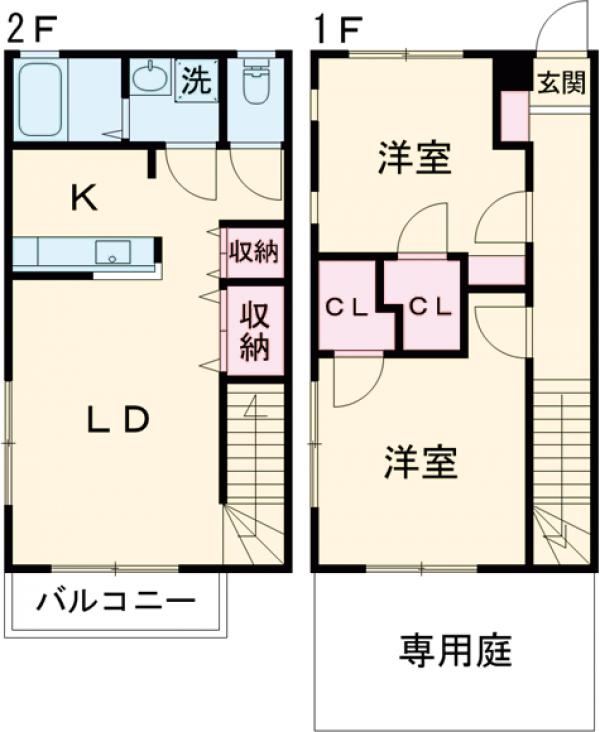 南篠崎町の完工年月(2010年3月)築の賃貸マンションの間取り