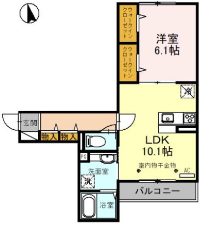 カルモの間取り