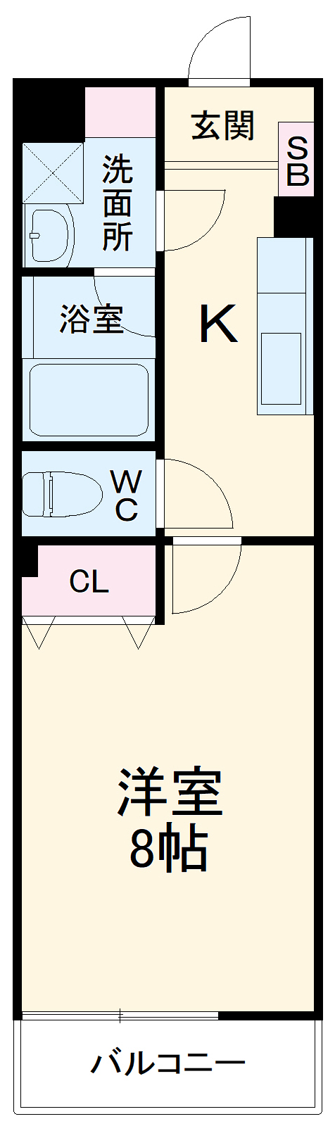 ヴィルヌーブ庄屋の間取り