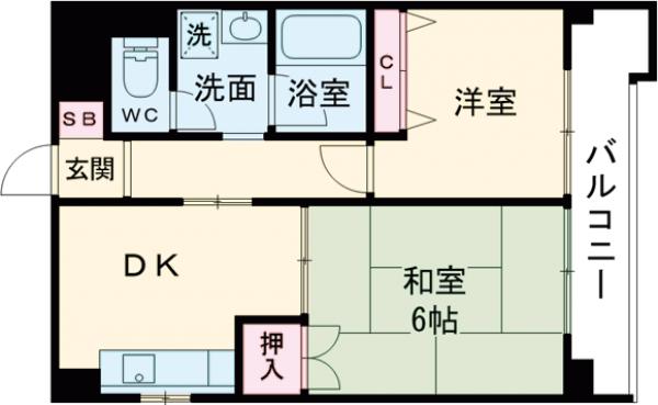 養巴ビルの間取り