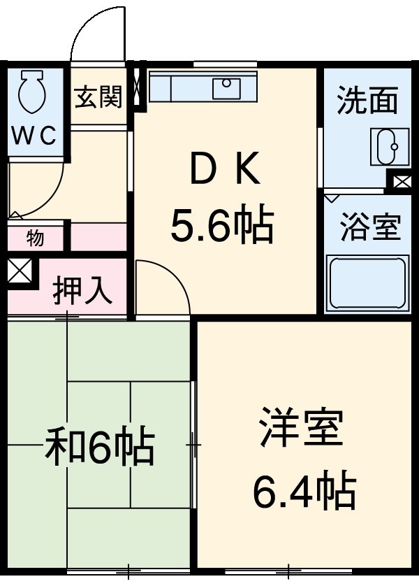 しおさいの丘Aの間取り