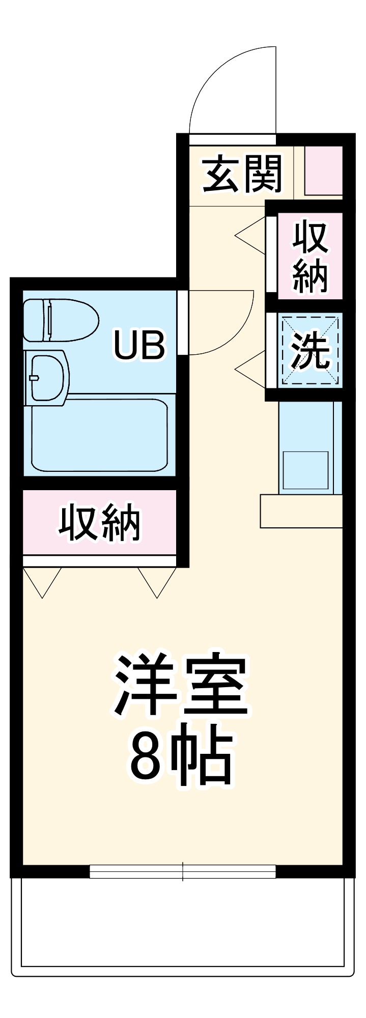ジュネパレス新松戸第16の間取り
