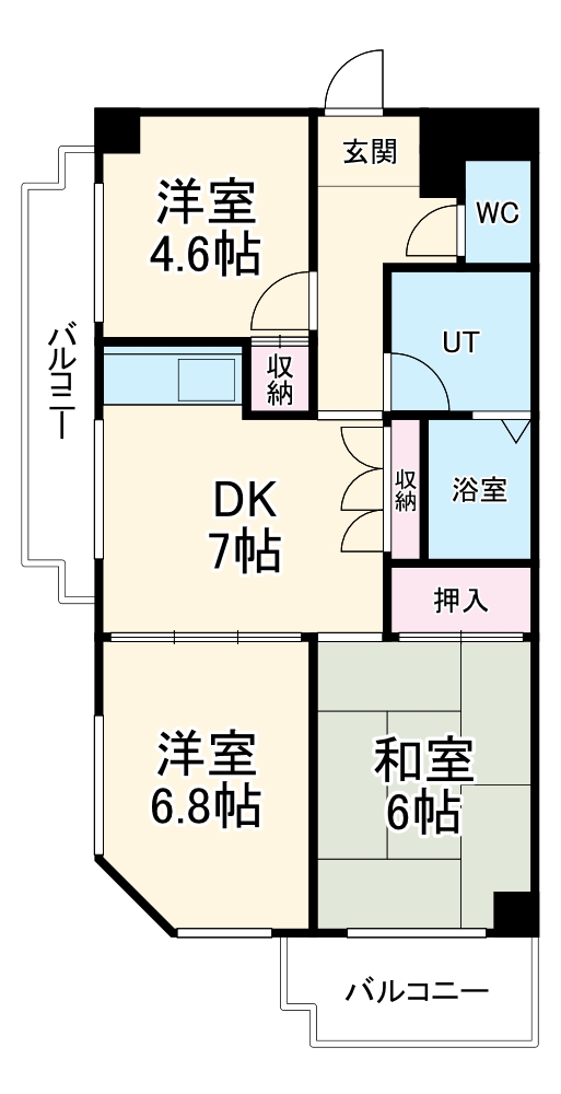 アスト鴻ノ巣の間取り