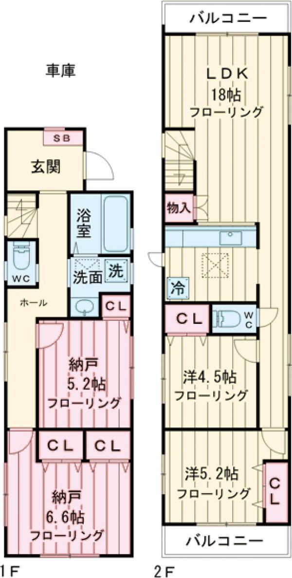 Kolet東高円寺の間取り