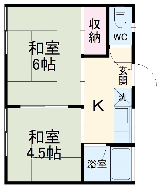 ハイツ三愛の間取り