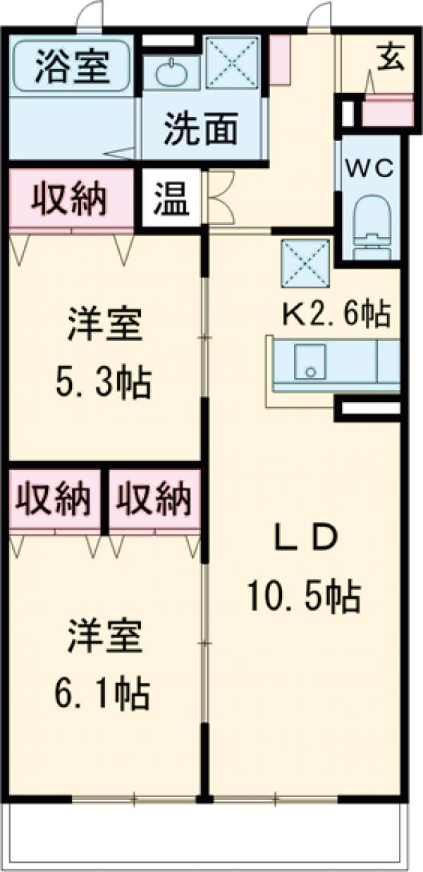 ユアメゾンShinmichiの間取り