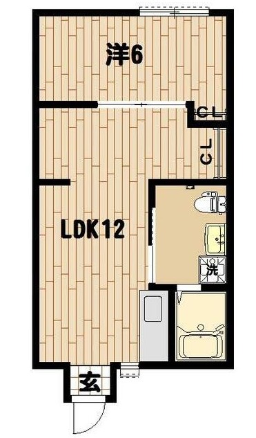 アリビオ山手の間取り