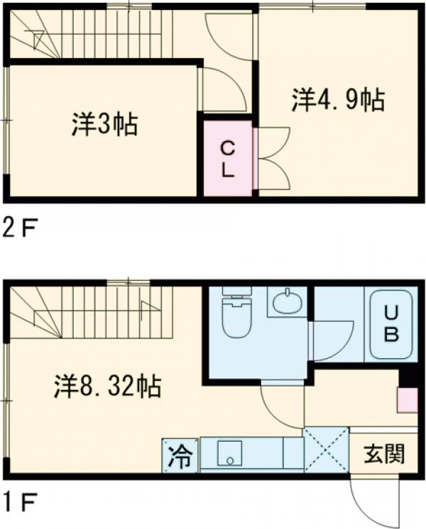 Orgo Vita 凛 B棟の間取り